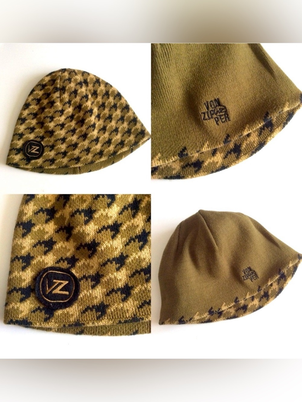 Von Zipper Reversible Streetwear Camo Beanie Gorpcore OS